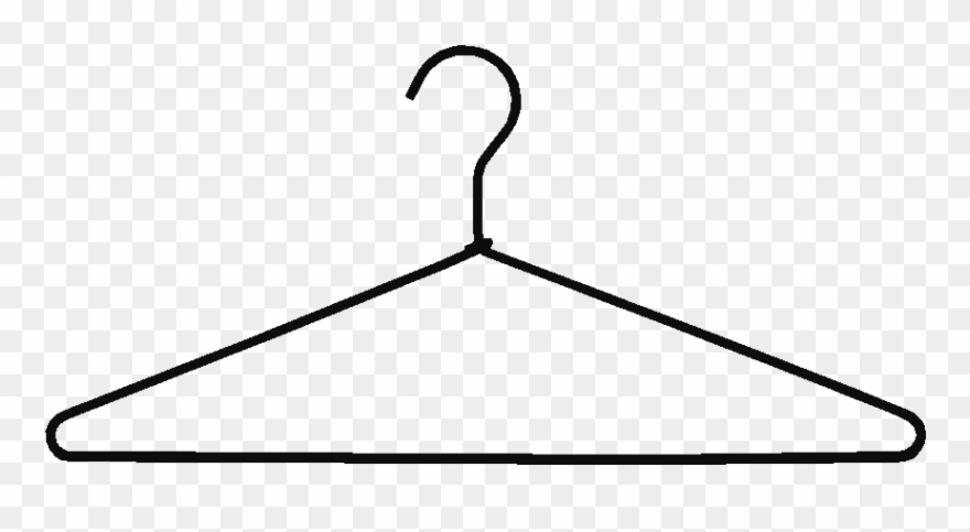 Clothes Hanger Vector Clipart Clothes Hanger Clip Art - Clip Art Hanger - Png Download