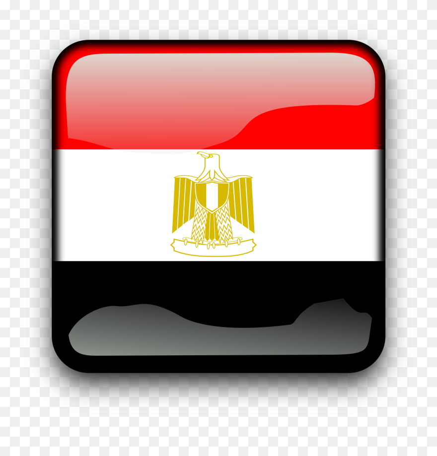 Flag Of Egypt National Flag United Arab Republic - Egypt Flag Clipart