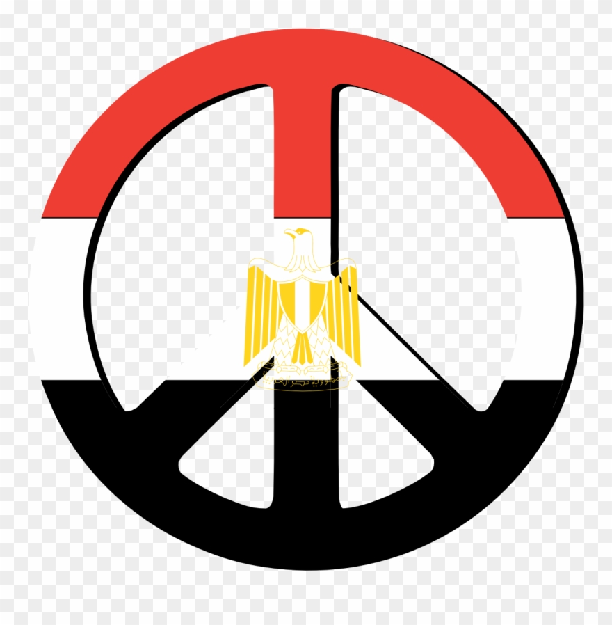 Egypt Flag Symbol Clipart - Flag Egypt Png Transparent Png