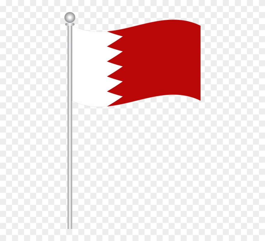 Bahrain Flag Png Pic - Bahrain Flag Png Vector Clipart