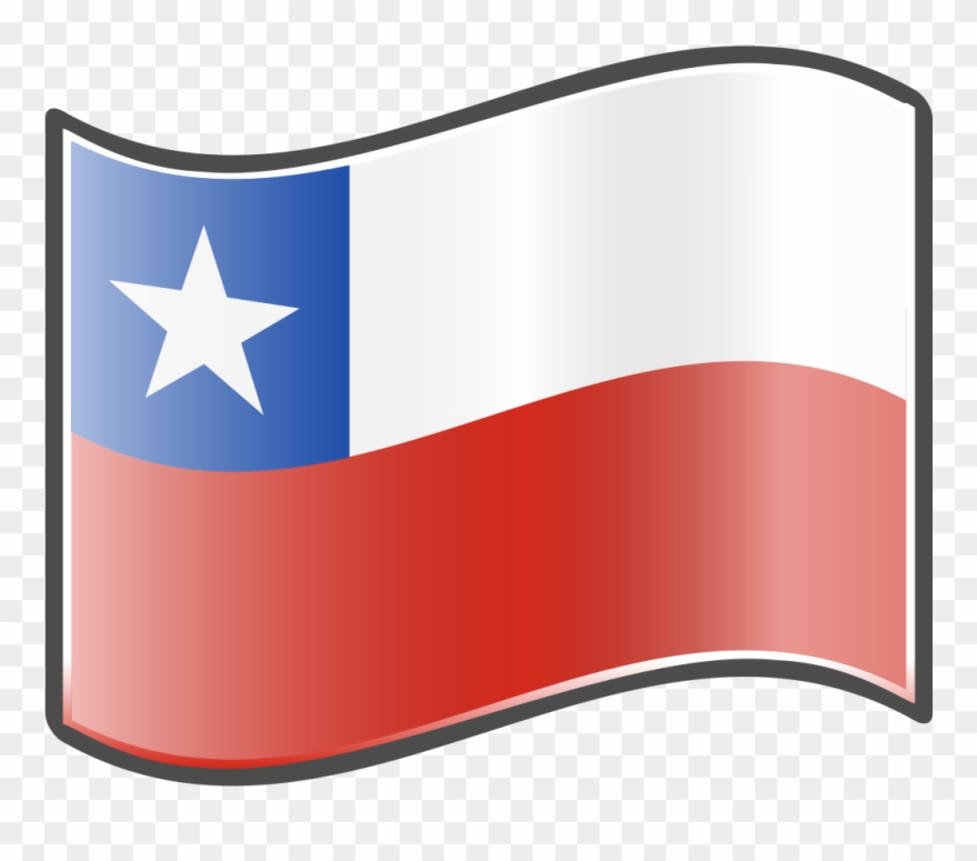 Nuvola Chile Flag - Flag Clipart
