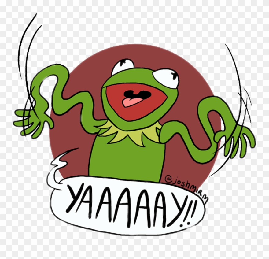 Are Often Tired When They Come To Lessons And Probably - Kermit Yay Clipart