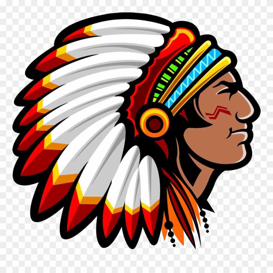 Native Americans In The - Cartoon Indians Clipart