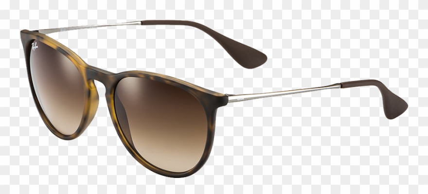 Erika Ray Ban Brown Gradient - Ray Bans Erika Style Clipart