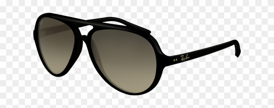 Ray-ban Cats 5000 Shiny Black 601/32 - Ray Ban Sunglasses Plastic Aviator Clipart