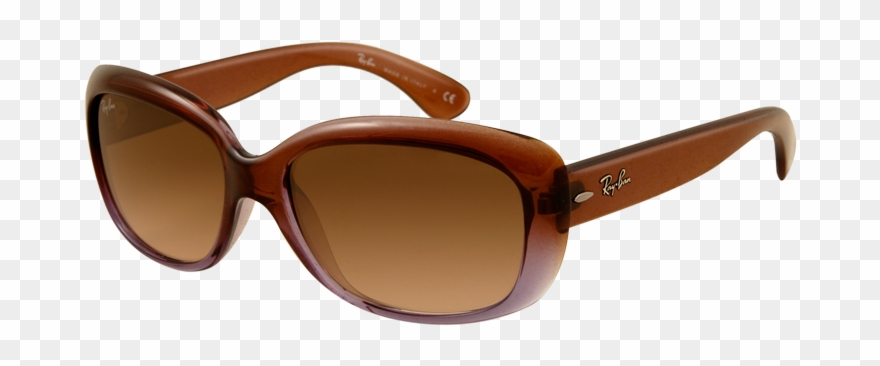 Ray Ban Jackie Ohh Brown Gradient Lilac - Ray Ban Rb4101 Jackie Ohh Sunglasses Brown Frame Brown Clipart