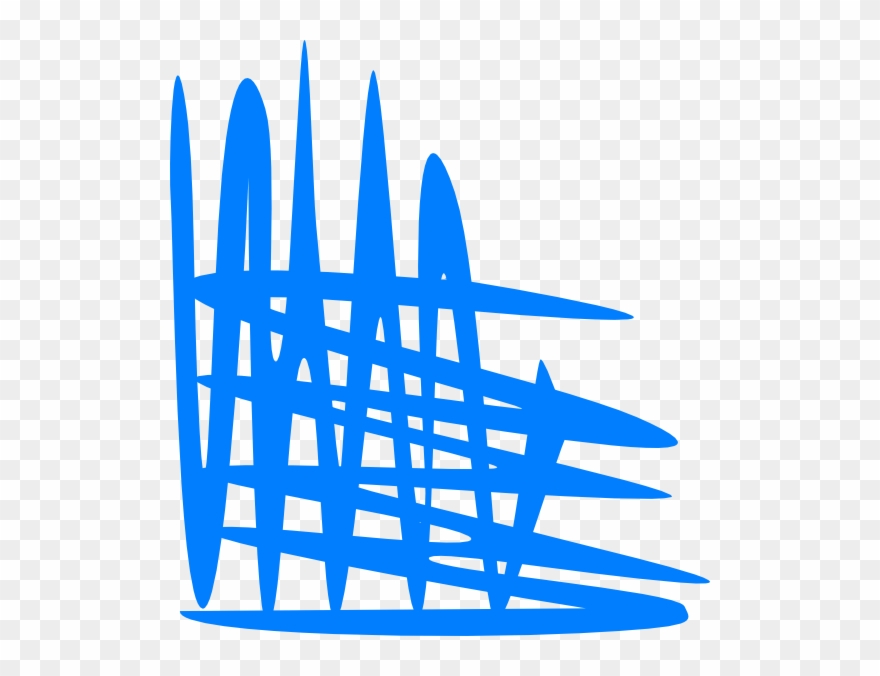 Blue Cross Hatch Shading Bottom Left Corner Svg Clip - Png Download