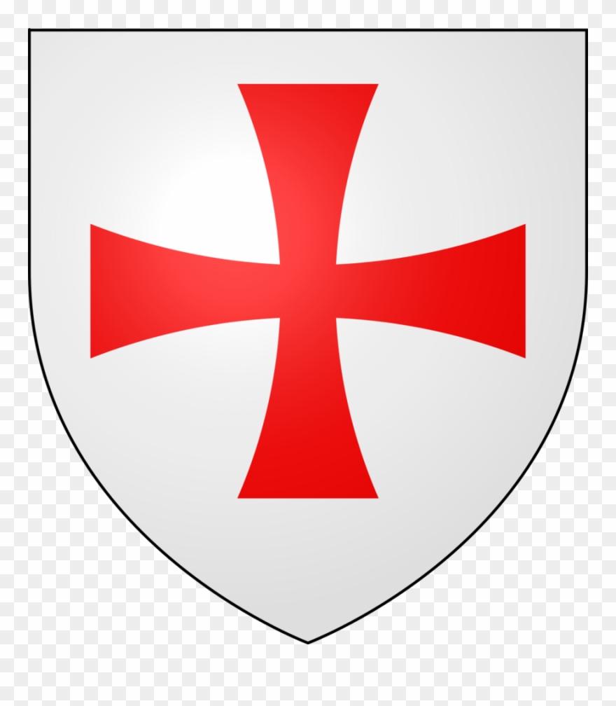 Download Herb Zakonu Templariuszy Clipart Knights Templar - Hugues De Payens Coat Of Arms - Png Download