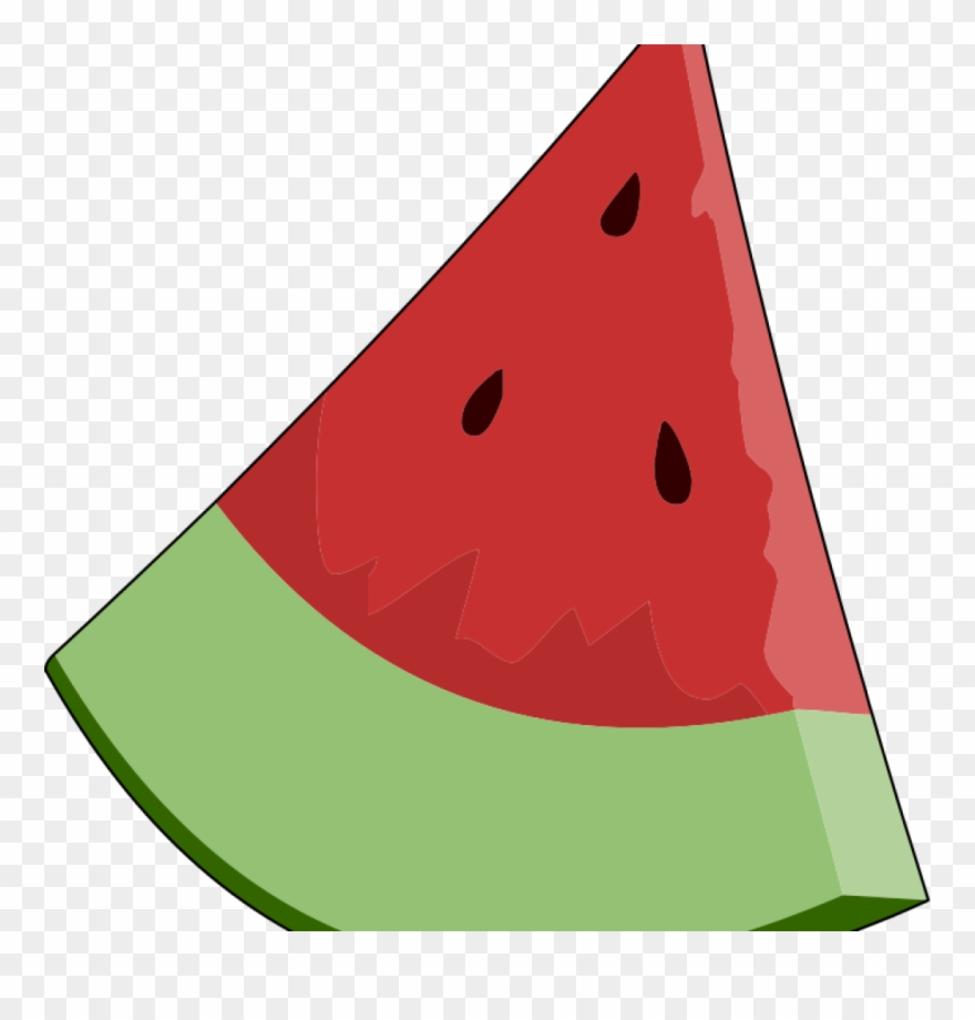 Watermelon Slice Clipart Watermelon Slice Clipart Clipart - Food Clipart Transparent Background - Png Download