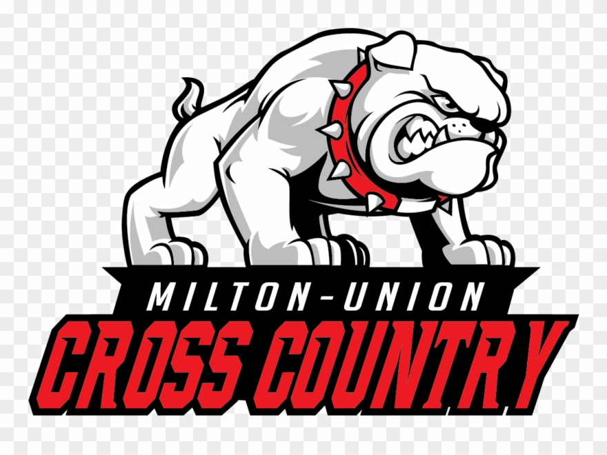 Coed Middle School Cross Country, Coed Varsity Cross - Milton Union High School Bulldogs Clipart