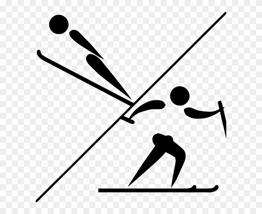 Free Download Cross-country Skiing Clipart Winter Olympic - Nordic Combined Winter Olympics - Png Download