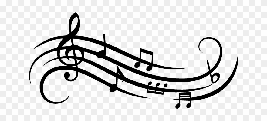 Note De Musique - Musique Clé De Sol Clipart