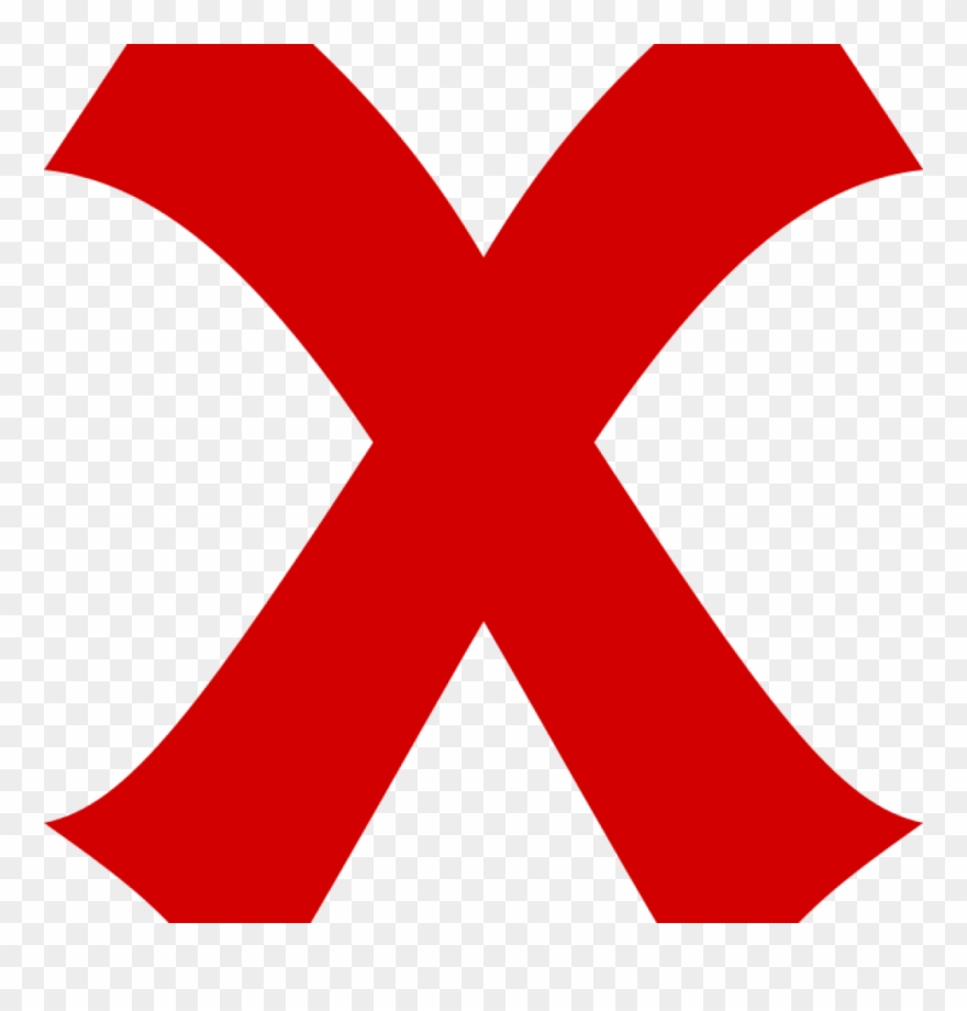 Clipart X Clip Art X Marks The Spot Clipart Clipart - Clip Art - Png Download