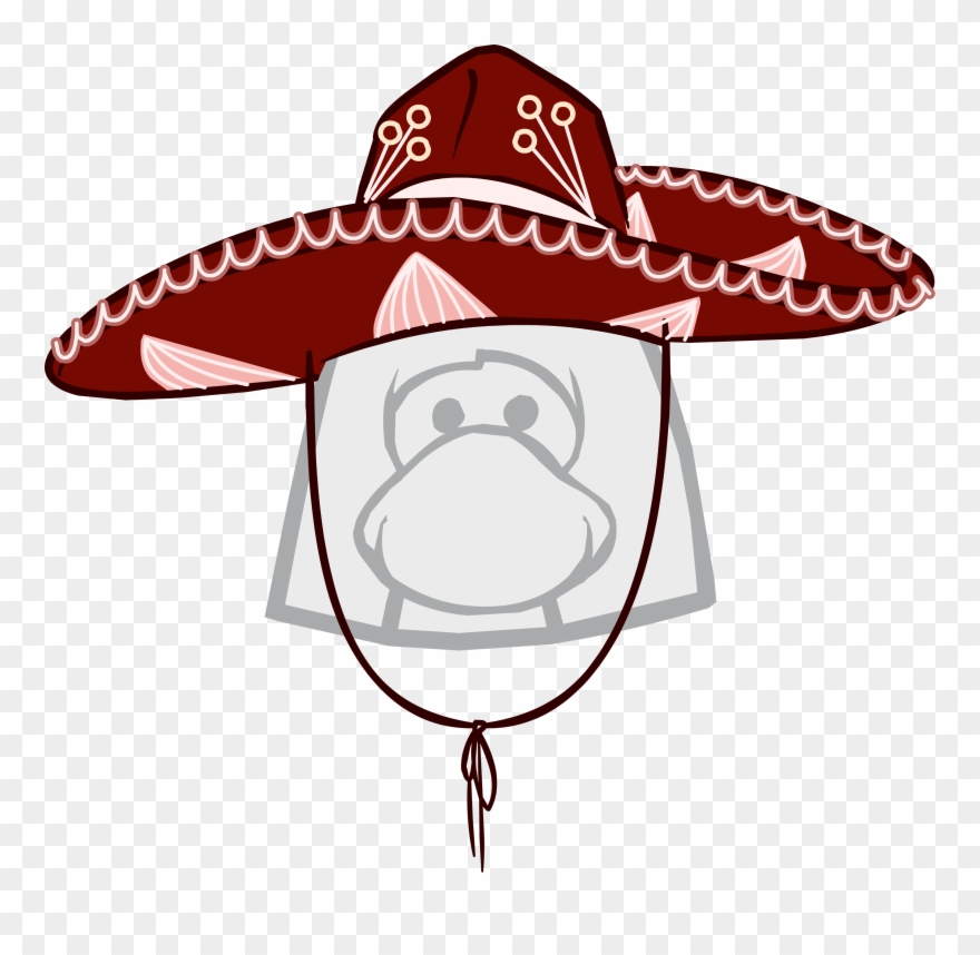 Mexican Sombrero - Club Penguin Sombrero Clipart