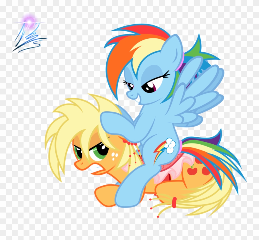 Rainbow Dash Fluttershy Pinkie Pie Pony Mammal Vertebrate - Cartoon Clipart