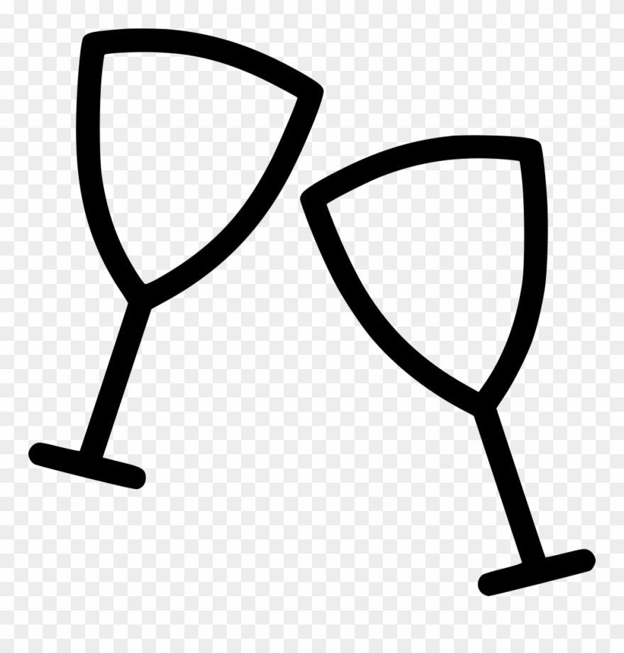 Wine Drink Party Alcohol New Year Comments - Champagne Icon Transparent Background Clipart