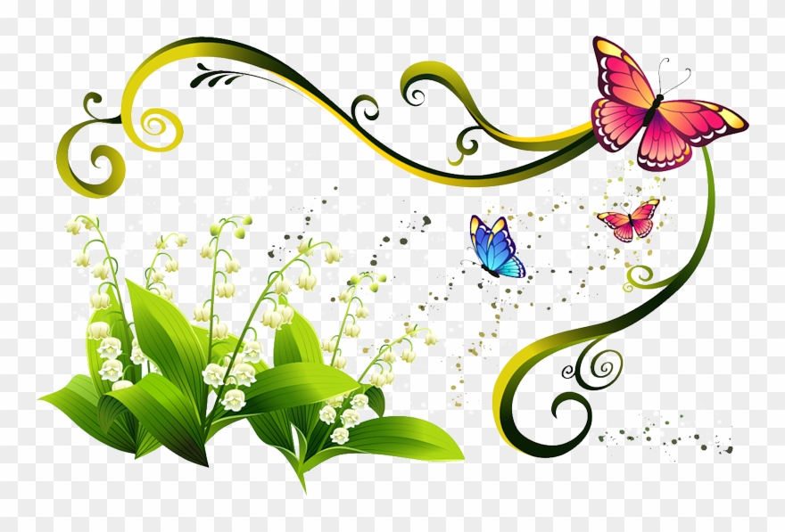 Muguet-71 - Afiş Süsleri Clipart