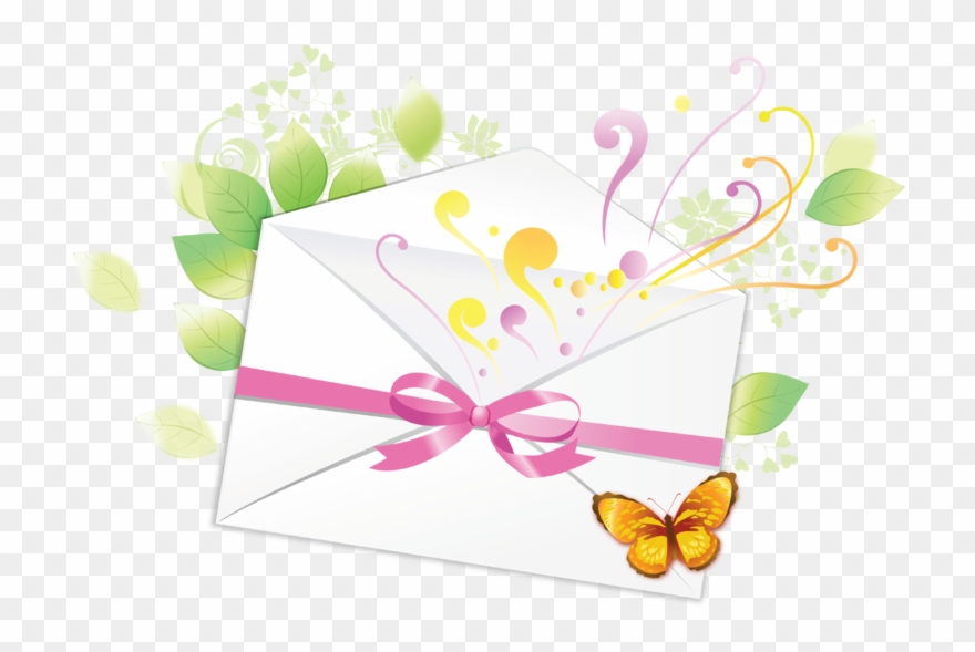 Blog130715 - Flower Envelopes Clip Art - Png Download