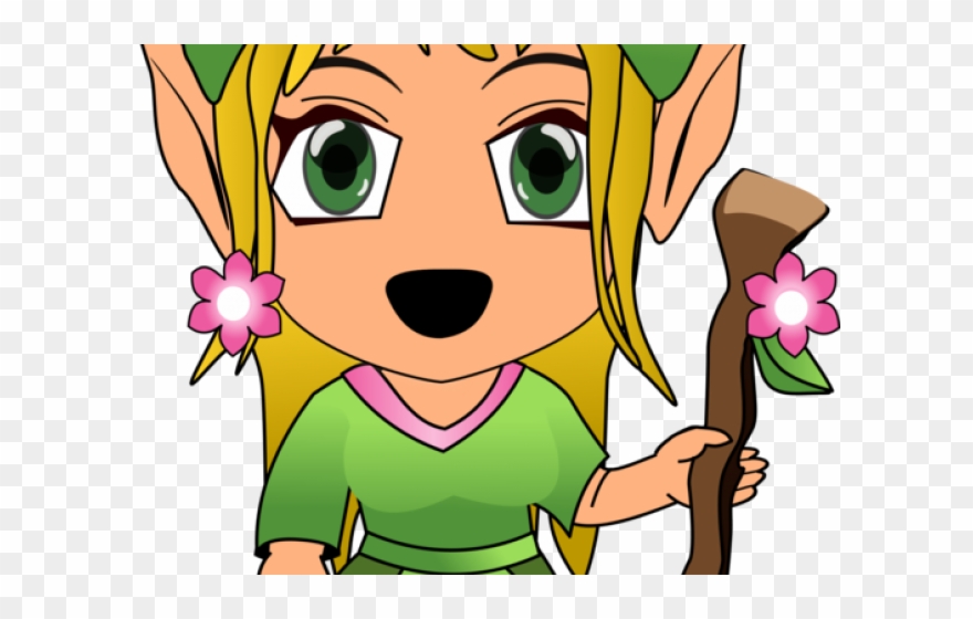 Chibi Clipart Fairy - Elf - Png Download