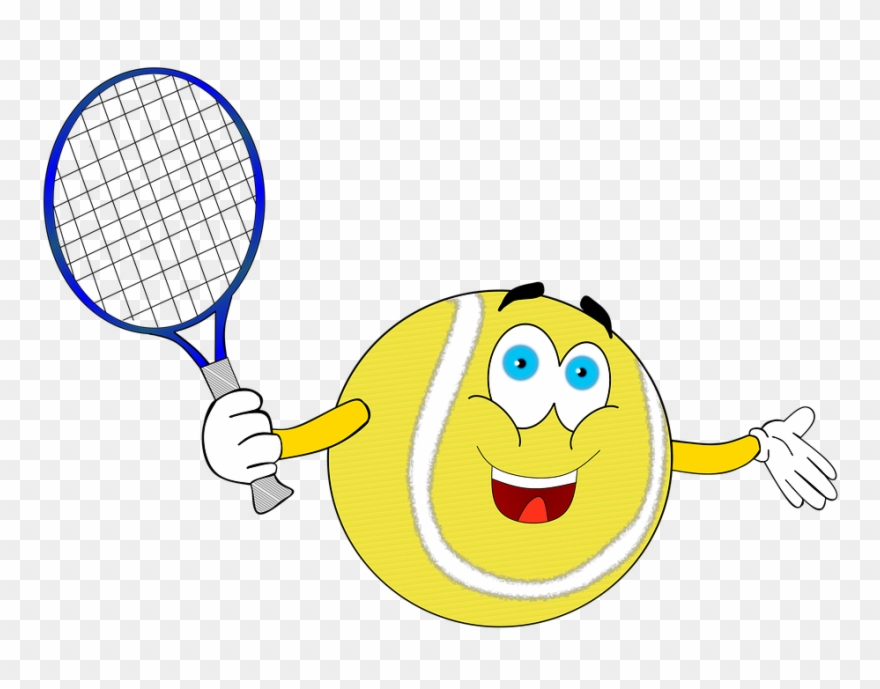 Softball Cartoon Pictures 16, Buy Clip Art - Tennis Comic - Png Download