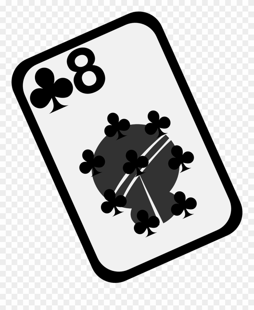 Card Club Number Eight Game Png Image - Game Clipart