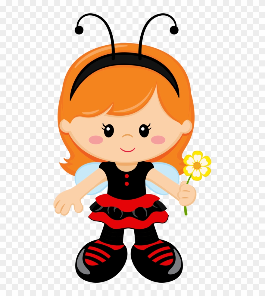 Craft Images, Cute Images, Cute Clipart - Joaninha Menina Png Transparent Png