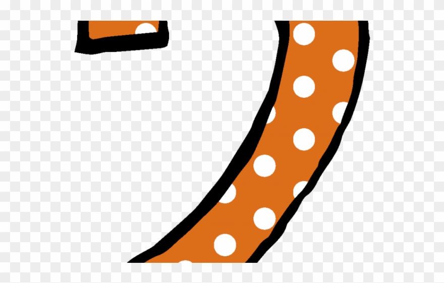 Five Clipart Polka Dot Number - Numbers 1 To 10 Flashcards Pdf - Png Download