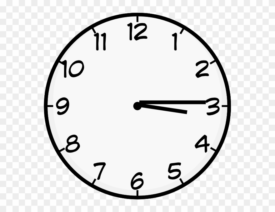 Clock Clipart Quarter Past - Clock With No Hands - Png Download