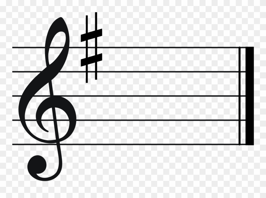 Band Aid Template 15, Buy Clip Art - G Major Key Signature - Png Download