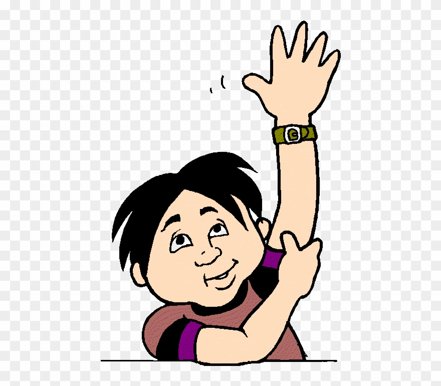 Arms Clipart Wave - Cartoon Raise Your Hand - Png Download