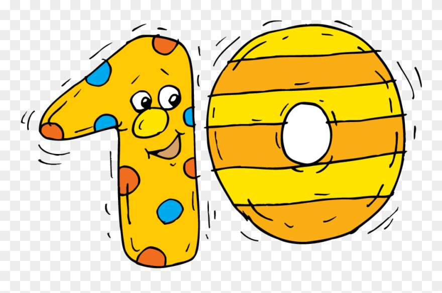 Number - 10-ten - Art Clipart