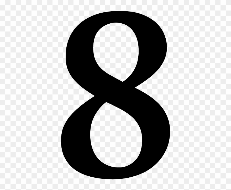 Number 8 Png - Circle Clipart