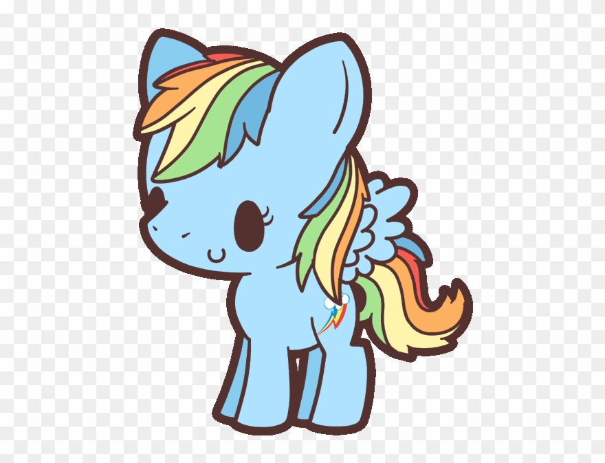 Rainbow Dash Rarity Pinkie Pie Twilight Sparkle Princess - My Little Pony Kawaii Clipart