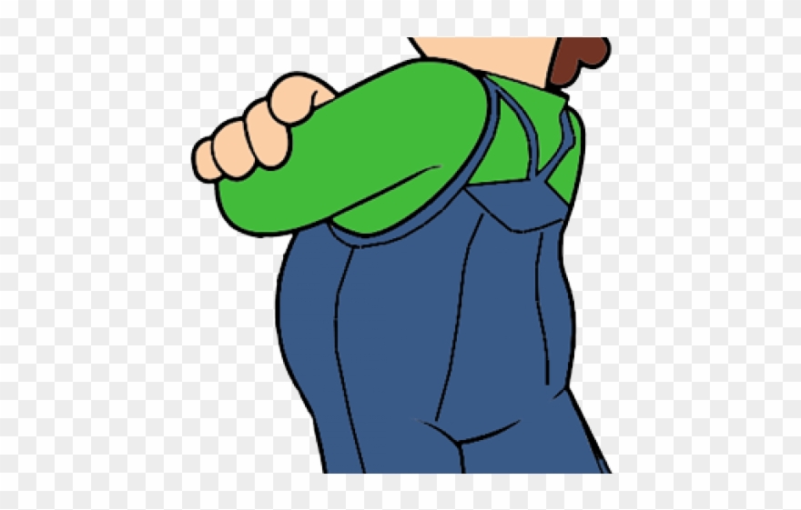 Mario Bros Clipart Jpeg - Luigi Cartoon - Png Download