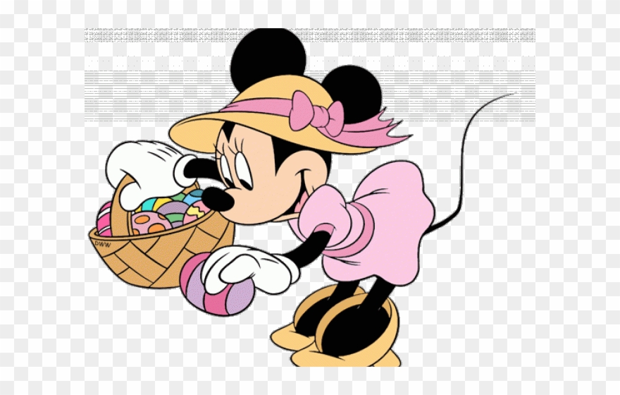 Easter Clipart Hat - Minnie Mouse - Png Download