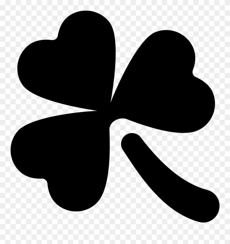 Three Leaf Clover Icon - Three Leaf Flower Icon Clipart