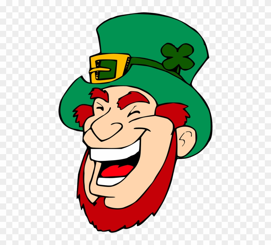 Day - Leprechaun Laughing Clipart