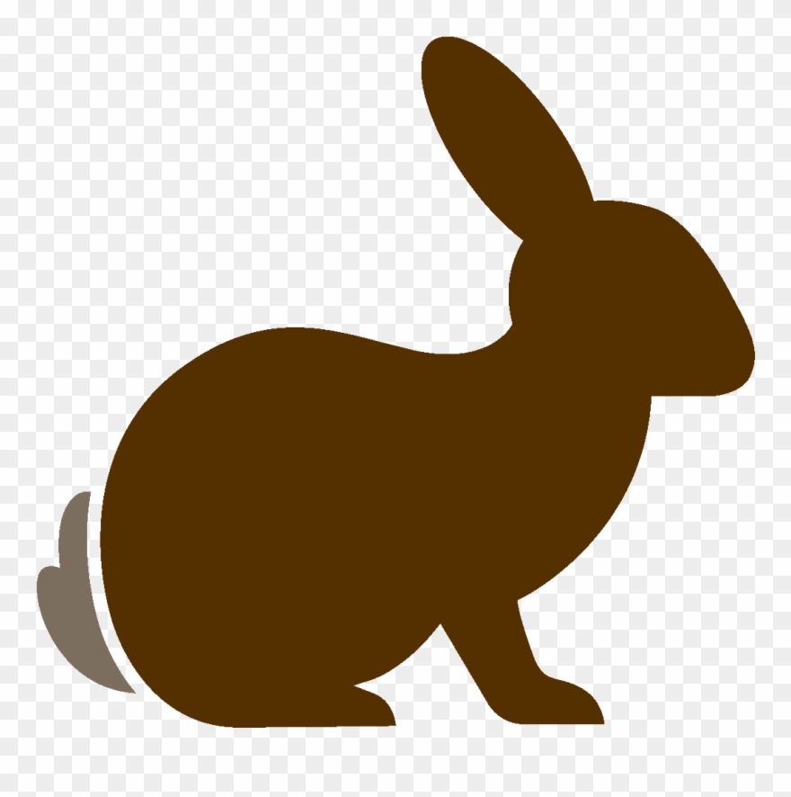 Bunny Silhouette Png - Rabbit Clipart