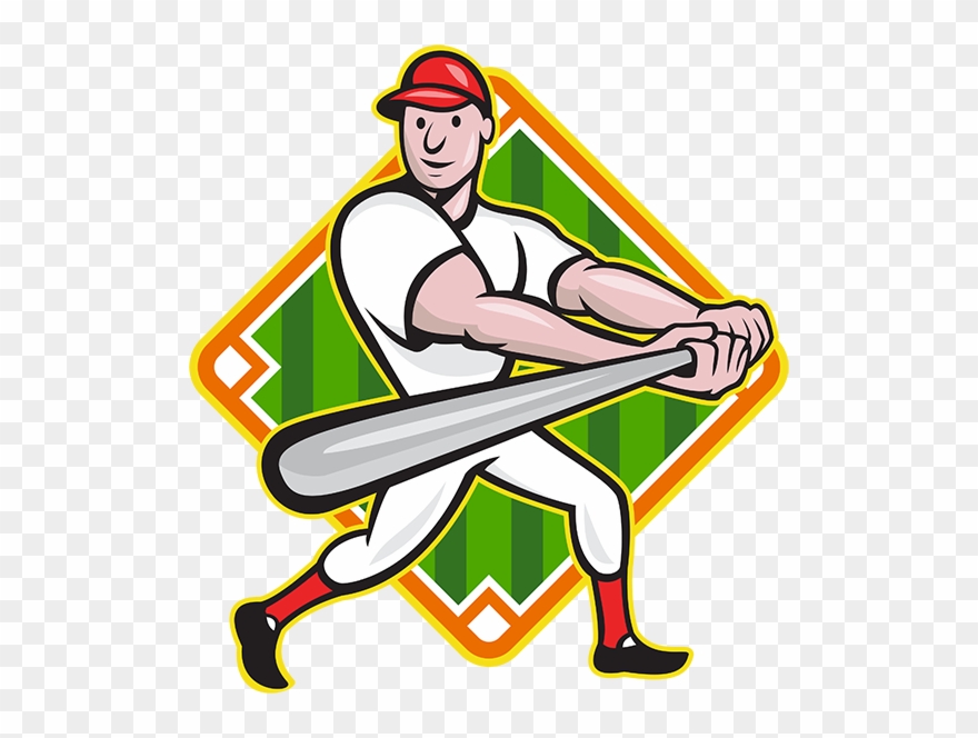 Nwa Youth Sports - Cartoon Baseball Player Clip Art - Png Download