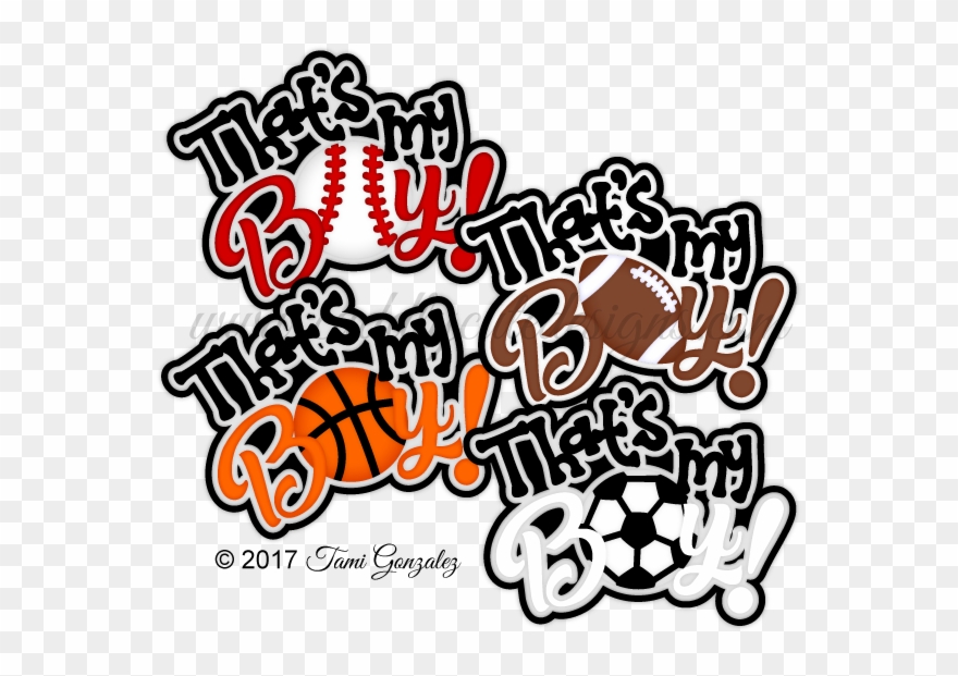 That's My Boy Titles - Title Clipart