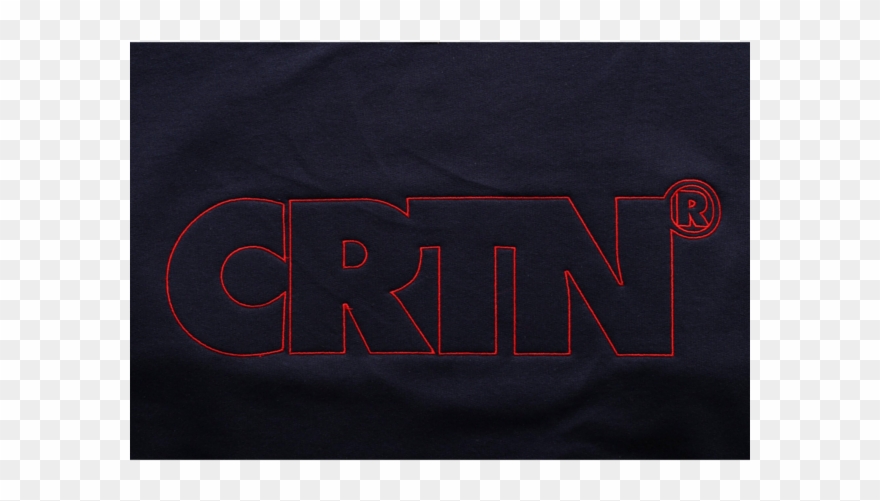 Crtn Embroidered Crew Neck - Carmine Clipart