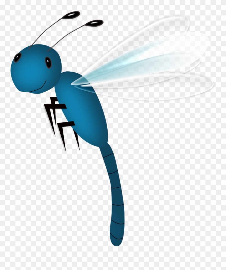 Spring Dragonfly Clip Art - Dragonfly - Png Download