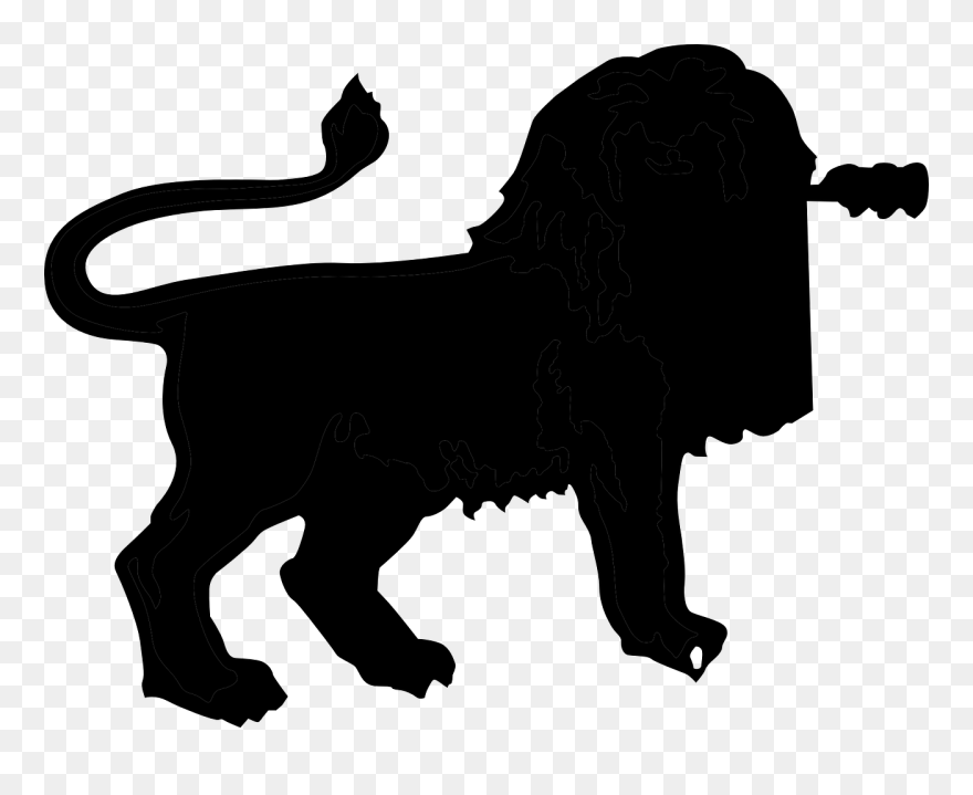 Dog Paw Print Stencil 22, Buy Clip Art - Lion - Png Download