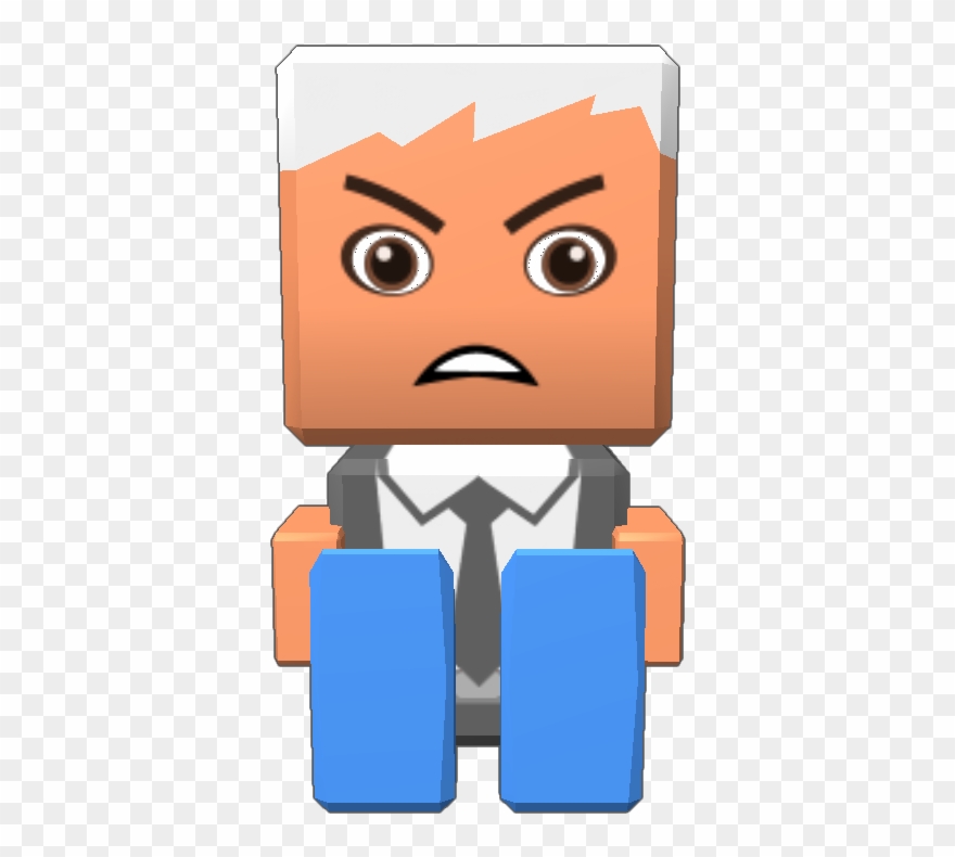 The Worst Villan In Blocksworld The Block Heros Have - Cartoon Clipart