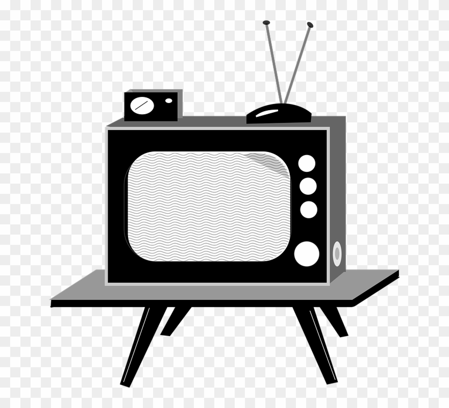 Tv Set Cartoon Clipart
