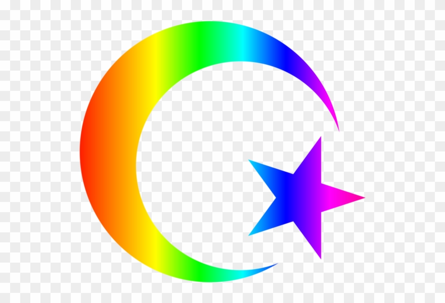 Click And Drag To Re-position The Image, If Desired - Colorful Islam Symbol Clipart
