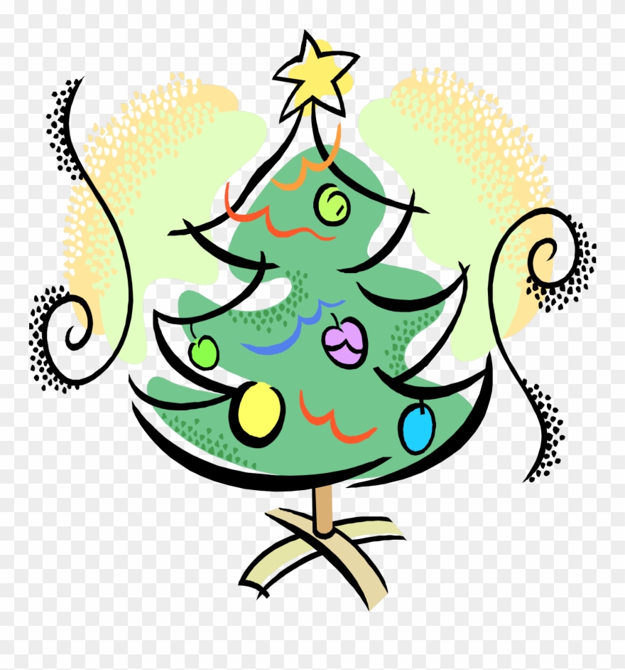 A Turtle Discovers The Magic That Is This Winter Holiday - Christmas Tree Clipart