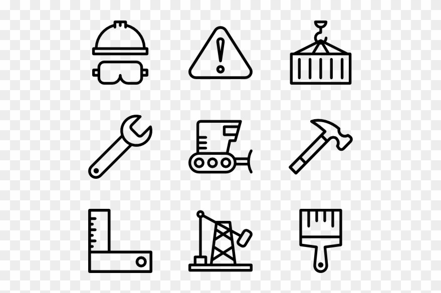 Construction - Stationery Icon Png Clipart