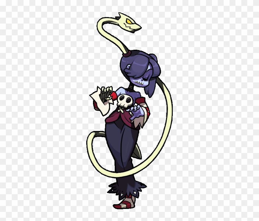 Squigly - Skullgirls Squigly Victory Pose Clipart
