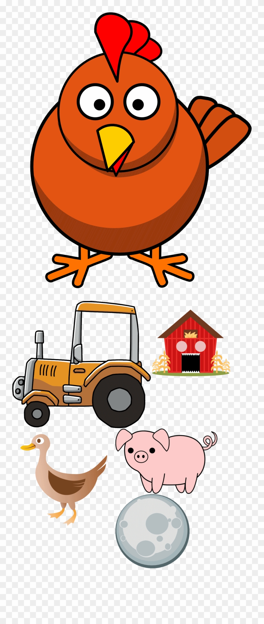Engeldustin 7375 - Farm Animals Sounds Song Clipart
